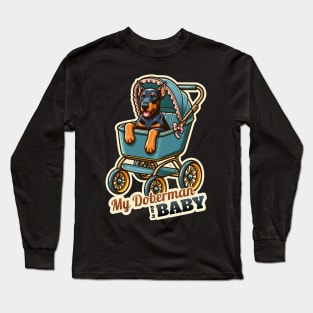 Baby Doberman Long Sleeve T-Shirt